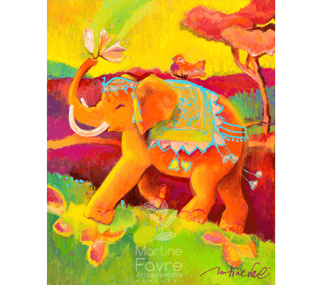 martine-favre-artiste-montreal-quebec-local-deco-design-murale-joyeux-enfant-carte-souhaits-elephant-anniversaire